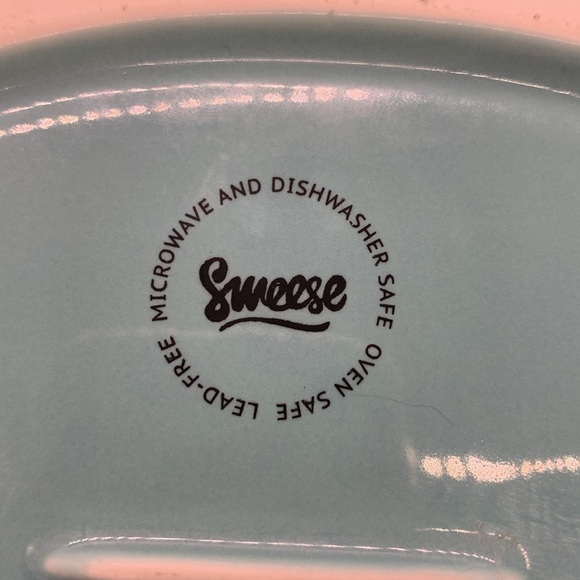 SWEESE Aqua turquoise WHALE covered butter dish! - Picture 7 of 7